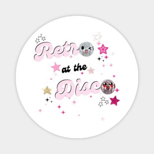 Retro at the disco kawaii Magnet